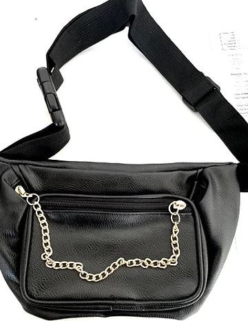 Fannie Pack BlackW/Chains Asst