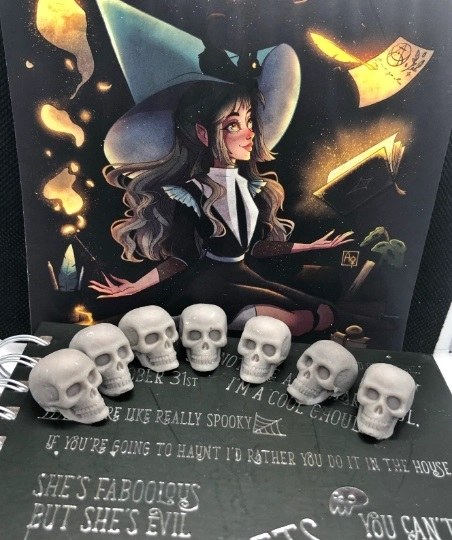 Wax Melt Skulls Library