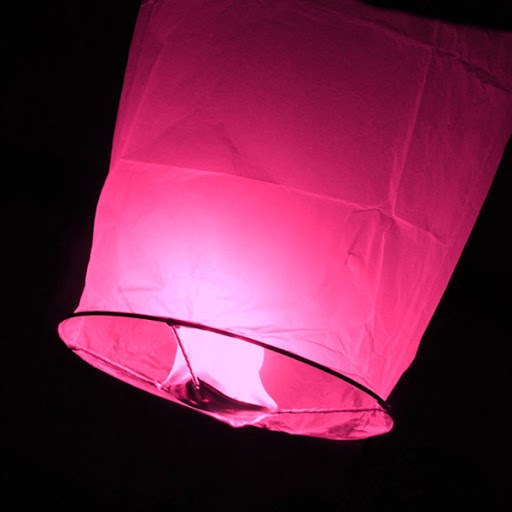 Flying Sky Lantern Pink