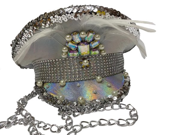 Festival Hat Light Up Silver