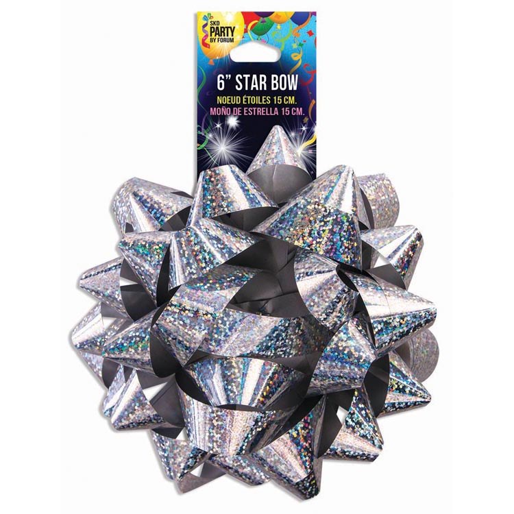 Bows Stars Holo Silver