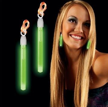 Glow Earrings Green