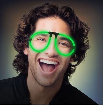 Glow Eyeglasses Green