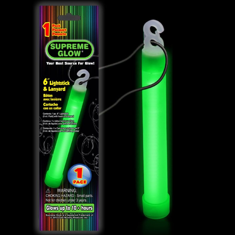 Glow Stick w/ Lanyard Green