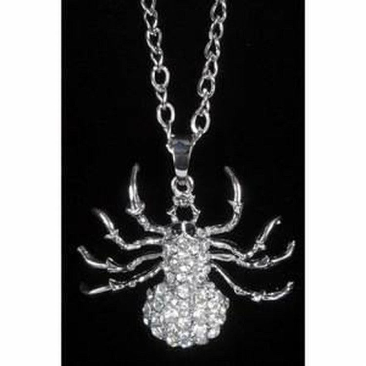 Necklace Spider Rhinestone