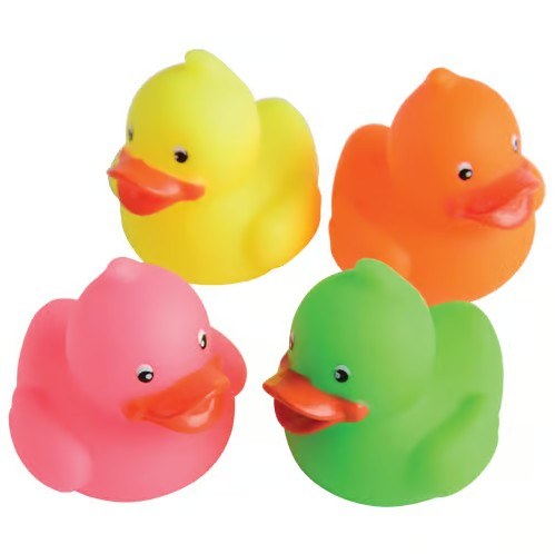 Rubber Ducks Neon Asst