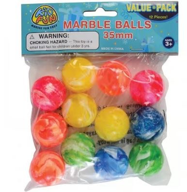Balls Marble 12pk