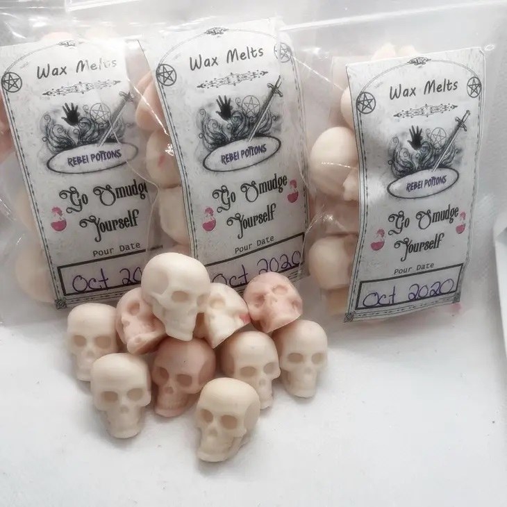 Wax Melt Skulls SmudgeYourself