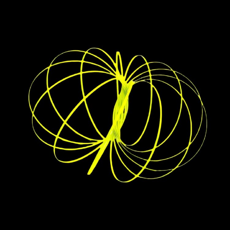 Glozi Coil Toy Neon Yellow