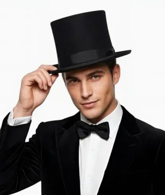 Top Hat Tall Black
