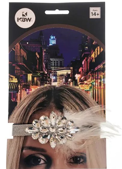 Flapper Feathered Headband