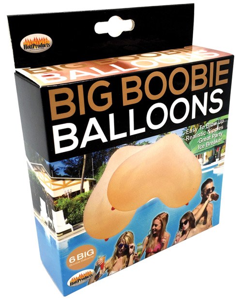 Balloons Big Boobies 6pk