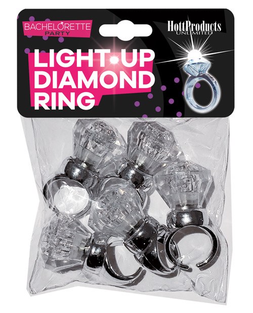 Diamond Ring Light Up Favors