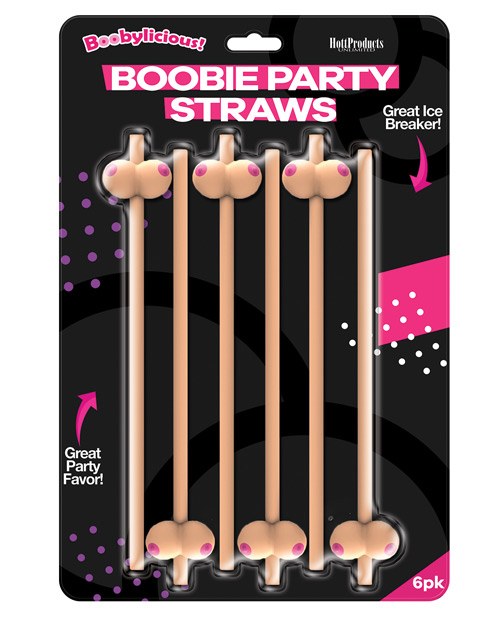 Boobie Straws 6pk