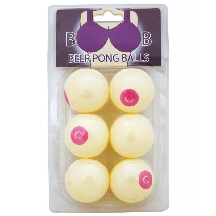 Boob Beer Pong Balls 6pk