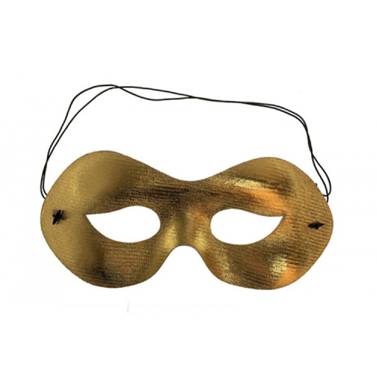 Eye Mask Lamé Gold