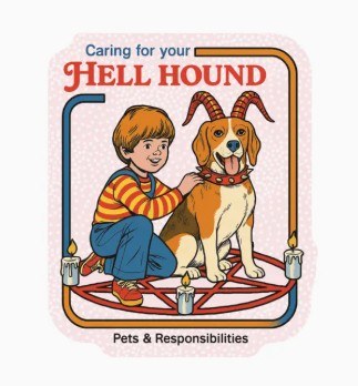 Sticker Hell Hound
