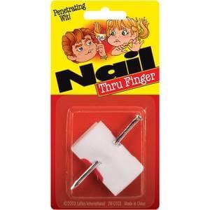 Nail Through Finger Prank
