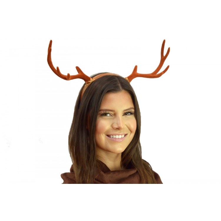 Antlers Headband ~ Browns