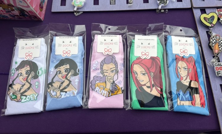 K Pop Demon H Socks Asst