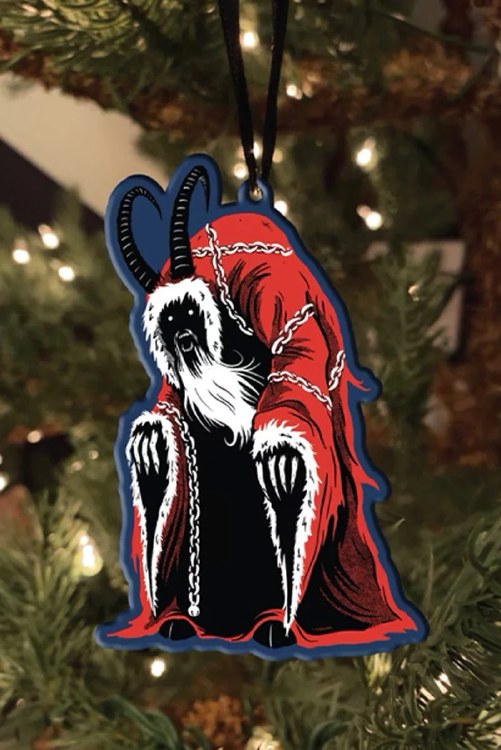 Ornament Krampus Metal 3"
