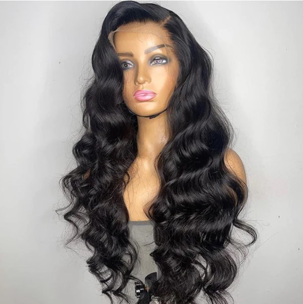 Lace Front Champagne Wig - Black