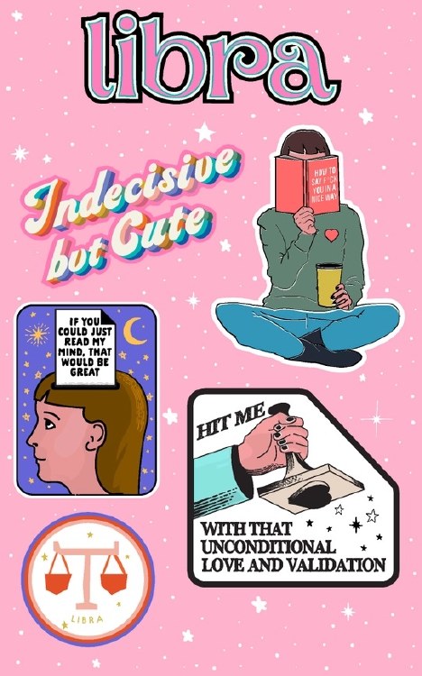 Stickers Astrology Libra
