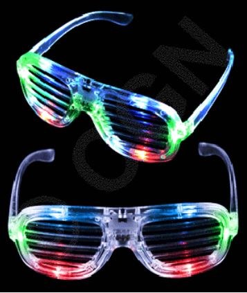 Glasses Shutter White Multi