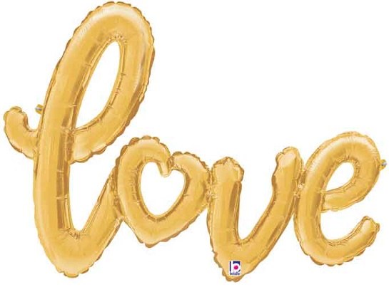 AF Script LOVE RGold 47"