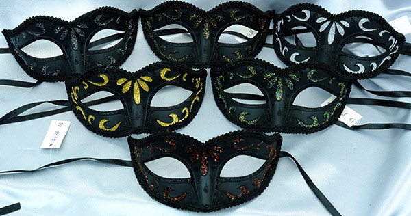 Venetial Glitter Mask Asst