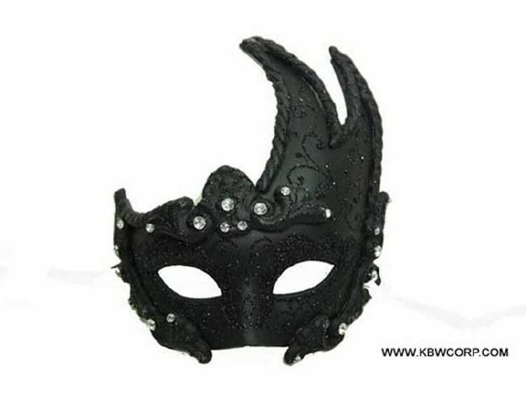 Mask Venetain Side Wave Blk