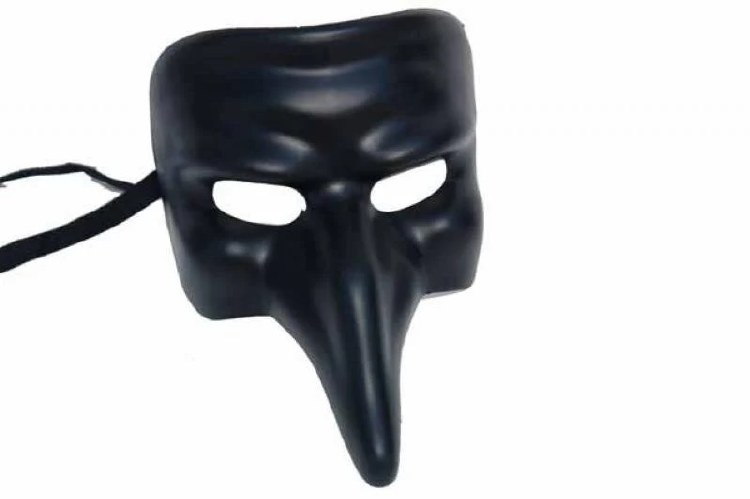 Mask Venetian Short Nose Blk