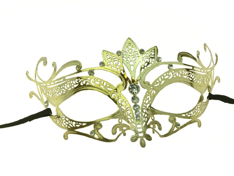 Mask Laser Cut Gold
