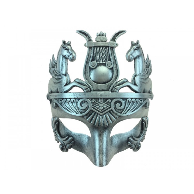 Pegasus Gladiator Mask Silver