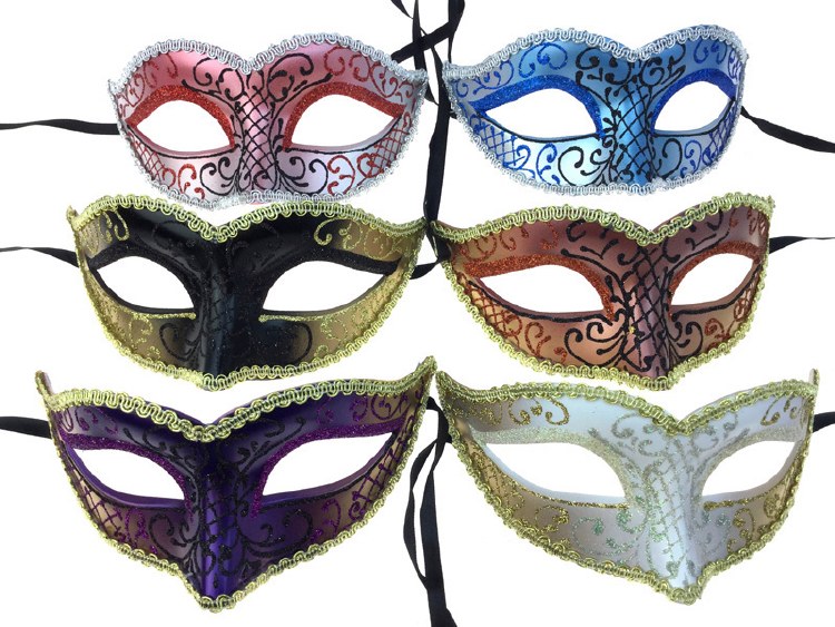 Mask Glitter Cat Eye Asst.