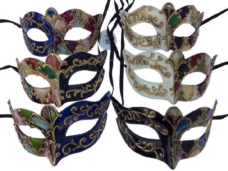 Mask Venetian Half Asst.