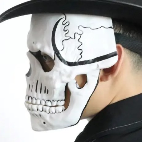 Mask Full Skull White