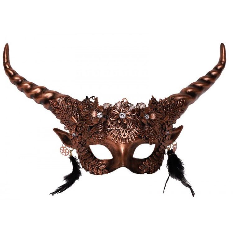 Mask Horned Devil Half Copper