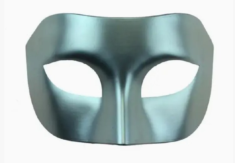 Mask Silver Half