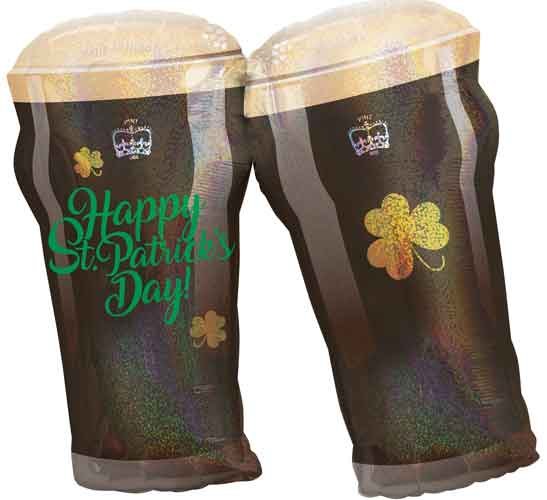 Mylr 28" HapStPatsDay Dk Beers