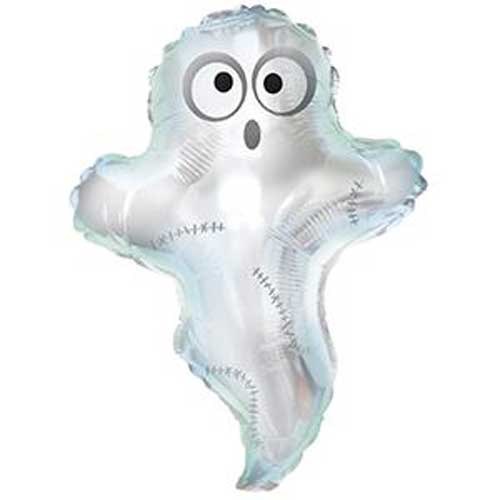 Ghost, Stitches Shape • Jumbo 24" Mylar Helium Balloon