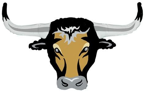 Western, Longhorn Shape • Jumbo 23" Mylar Helium Balloon