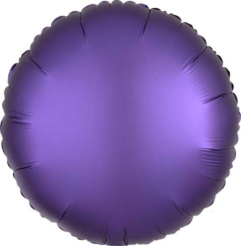 MYLR Round SATIN Purple 17"