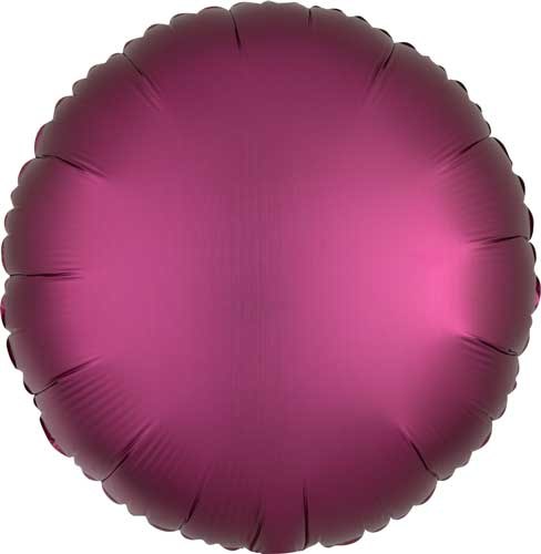 MYLR Round SATIN Pomgrante 17"