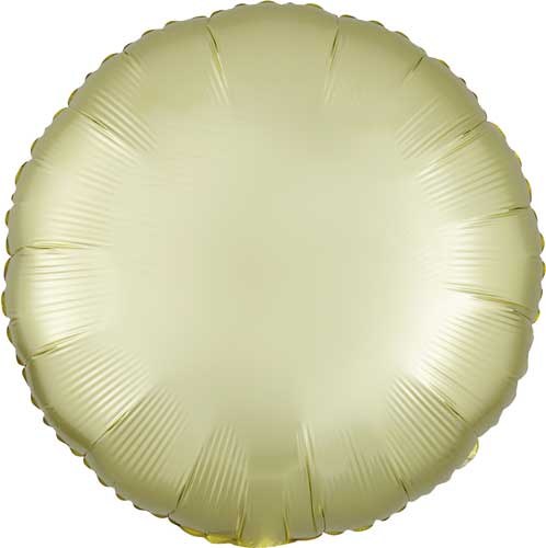 MYLR Round SATIN PAS YL 17"
