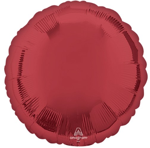 MYLR Round STD Burgundy 18"
