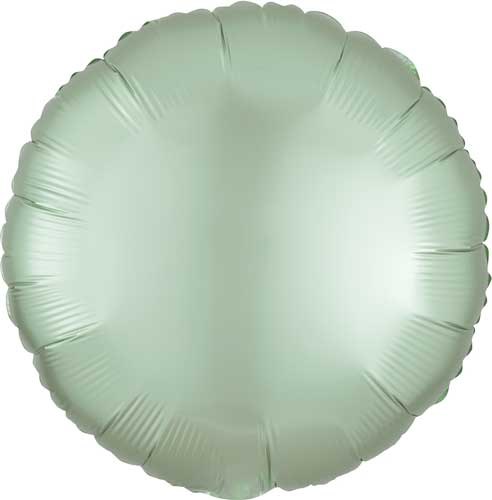 MYLR Round SATIN PAS Mint 17"