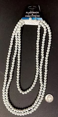 Faux Pearl Neckace and Earring Set