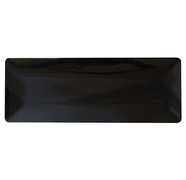 Tray Sleek Black 6x15in