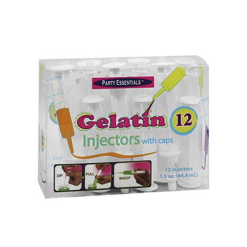 Gelatin Injectors with Caps